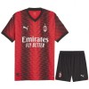 Conjunto (Camiseta+Pantalón Corto) AC Milan Primera Equipación 23-24 - Niño